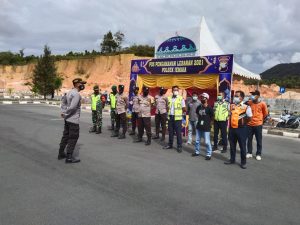 Polsek Jemaja Giat Pencegahan Penyebaran COVID-19 di Pintu Masuk Anambas