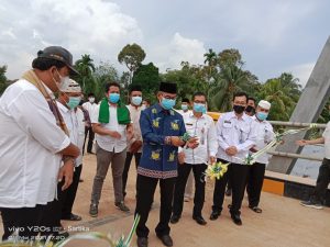 Warga Desa Teberau Panjang Bersyukur Bupati Kuansing Resmikan Jembatan Gunung Toar