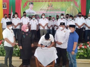 Bupati Lingga Menghadiri Pelantikan DPD Perpat Kabupaten Lingga