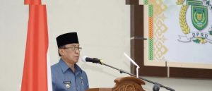 Bupati Inhil HM Wardan Ikut Rapat Paripurna keempat DPRD