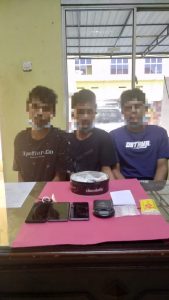 Polres Kuansing Tangkap Tiga Pemuda Saat Transaksi Narkoba