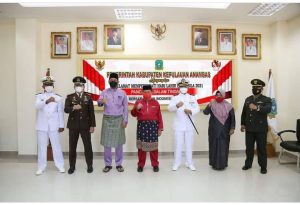 Wakil Bupati Anambas Ikuti Upacara Hari Lahir Pancasila Secara Virtual