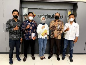 Ketua Umum GMRB Temui Kepala Cabang Bank Riau Kepri Bahas Kerjasama