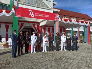 Wan Zuhendra Pimpin Upacara HUT RI ke-76