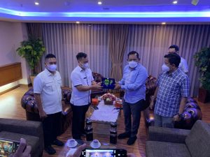 Minta Tambah Kuota Minyak, Bupati Lingga Datangi Kantor BPH Migas