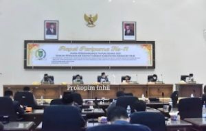 Pemda Bersama DPRD Inhil Mengesahkan Perubahan APBD Tahun 2021