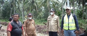 Bupati Inhil Tinjau Pembangunan Ruas Jalan