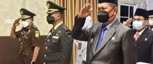 Wabup Inhil Ikuti Upacara Peringatan Hari Pancasila Secara Virtual