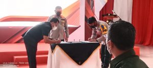 Suhardiman Amby Apresiasi Kapolda Riau Saat Pencanangan Aplikasi BSR