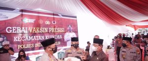 Bupati Inhil Wardan Dampingi Kunjungan Kapolda Riau