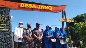 Danlantamal IV Kunjungi Kampung Bahari Nusantara di Desa Jang Pulau Moro