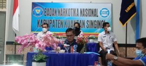 BNN Kuansing Tangkap 57 Pelaku Narkoba Selama 2021