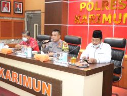 Jelang Imlek, Polisi Karimun Gelar Rapat Koordinasi Lintas Sektoral