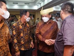 Wakili Pemkab Karimun, Kadis Kominfo Hadiri Pelantikan SMSI se-Provinsi Kepri