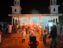 Warga Genting Pulur Sambut Bulan Suci Ramadhan Dengan Pawai Obor
