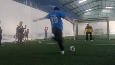 Tim Futsal Pemko Batam Lakoni Laga Persahabatan Melawan Pemkab Karimun
