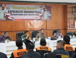 Jalin Silaturahmi, Kapolresta Tanjungpinang Besembang Bercerite Dengan Ormas Kota Tanjungpinang