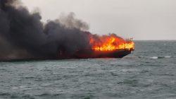 Kapal Cargo KLM Bintang Surya Terbakar, Kapten Kapal Meninggal
