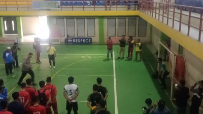 Pererat Silaturahmi Antar individu, Polres Karimun Gelar Turnamen Futsal Kapolres Cup 2022