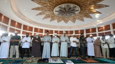 BP Batam Laksanakan Sholat Idul Adha di Masjid Tanjak