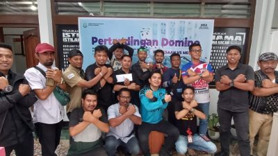 Peringati HUT Bhakti Adhyaksa ke-62 tahun, Cabjari Natuna di Tarempa Gelar Pertandingan Domino