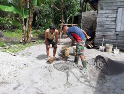 Satgas TMMD Terus Gesa Rehap Rumah Warga Pulau Parit