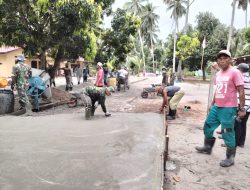 Kemanunggalan TNI dengan Rakyat Nyata di Pulau Parit