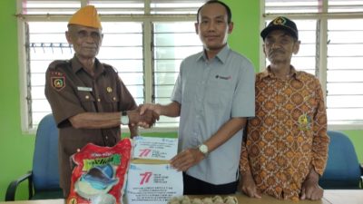 PT Timah Tbk Sambangi Legiun Veteran dan Warakawuri Ranting Tanjung Batu