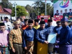 Muhammad Nizar Pimpin Upacara Hari Jadi Kabupaten Lingga