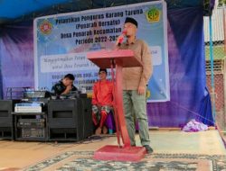 Anggota DPRD Karimun, Samsul Hadiri Pelantikan Karang Taruna di Desa Penarah