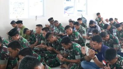 Sambut Tahun Baru 2023, Seluruh Prajurit TNI AU di Lanud RHF Gelar Doa Bersama