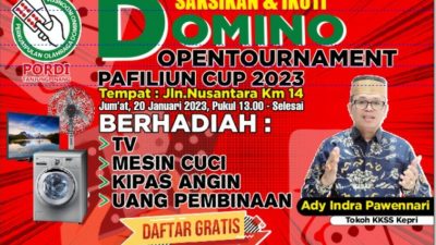 PORDI Tanjungpinang Apresiasi Turnamen Domino Yang Digelar KKSS Kepri