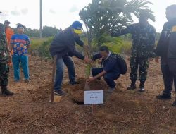 PWI Bintan Gandeng Kodim Tanjungpinang dan PT. SBP Tanam 1.000 Pohon di Jalan Busung