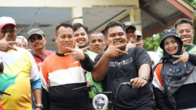 Ratusan Masyarakat Dabo Singkep Ikut Fun Bike HKTI