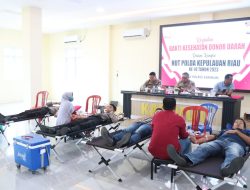 Sempena Hut Polda Kepri Ke-18, Polres Karimun Gelar Donor Darah