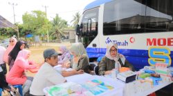 Jelang Ramadhan, Mobil Sehat PT Timah Tbk Berikan Pelayanan Kesehatan ke Warga Desa Sawang Laut