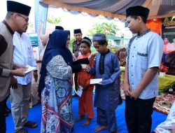Bupati Bengkalis Santuni Anak Yatim dan Kaum Dhuafa di Malam ke-13 Ramadhan di Kecamatan Rupat