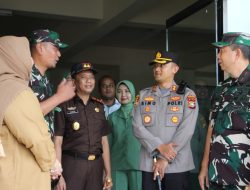 Pererat Solidaritas TNI – Polri, Danrem 031 Wira Bima Kunjungi Polres Bengkalis