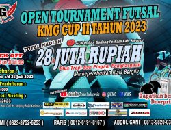 Open Tournament Futsal 2023 KMG CUP II Dibuka! Total Hadiahnya Rp28 Juta