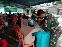 Satgas TMMD ke-117 Berikan Penyuluhan KB Kesehatan dan Stunting ke Warga Pulau Buru
