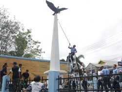 Jelang Peringatan HUT RI, Personel Lanud RHF Gelar Karya Bhakti Korve