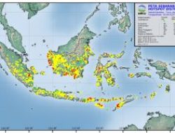 717 Titik Panas Terdeteksi di Sumatera, 28 Terpantau di Riau