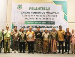 Hadiri Pelantikan Keluarga Pinrang Sulsel Provinsi Kepri, Gubernur Ansar Ajak Bersama Membangun Kepri