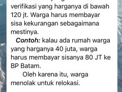 BP Batam Pastikan Informasi Minta Warga Bayar Selisih Harga Rumah Hoax
