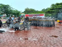Demi Keamanan dan Kenyamanan Pemilu, Polres Bengkalis Gelar Sispamkota