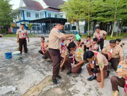 Bawaslu Tanjungpinang Kukuhkan 45 Anggota Saka Adyasta Pramuka