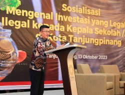 Pj Wali Kota Tanjungpinang Harap Masyarakat Pahami Potensi Risiko Investasi Ilegal