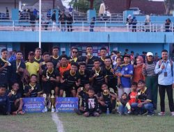 Tim Media FC Keluar Sebagai Juara Diturnamen Piala Bupati Lingga 2023