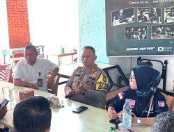 Wujudkan Pemilu Aman dan Lancar, Polsek Balai Karimun Bersama PPK Gelar Coffee Morning