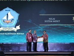 Bintan Terima Anugerah Meritokrasi 2023 Dari KASN RI